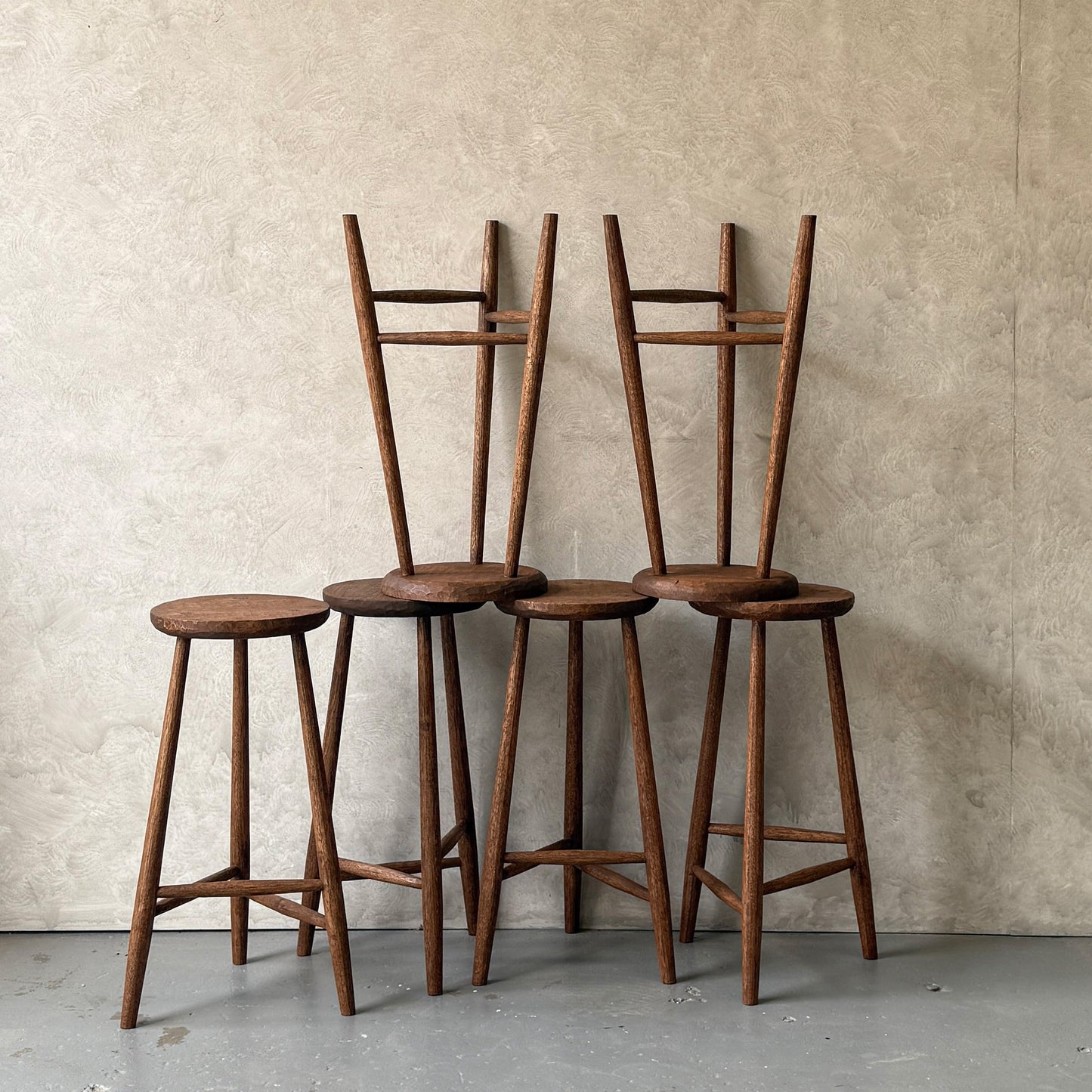 solid timber monday bar stools kitchen seating