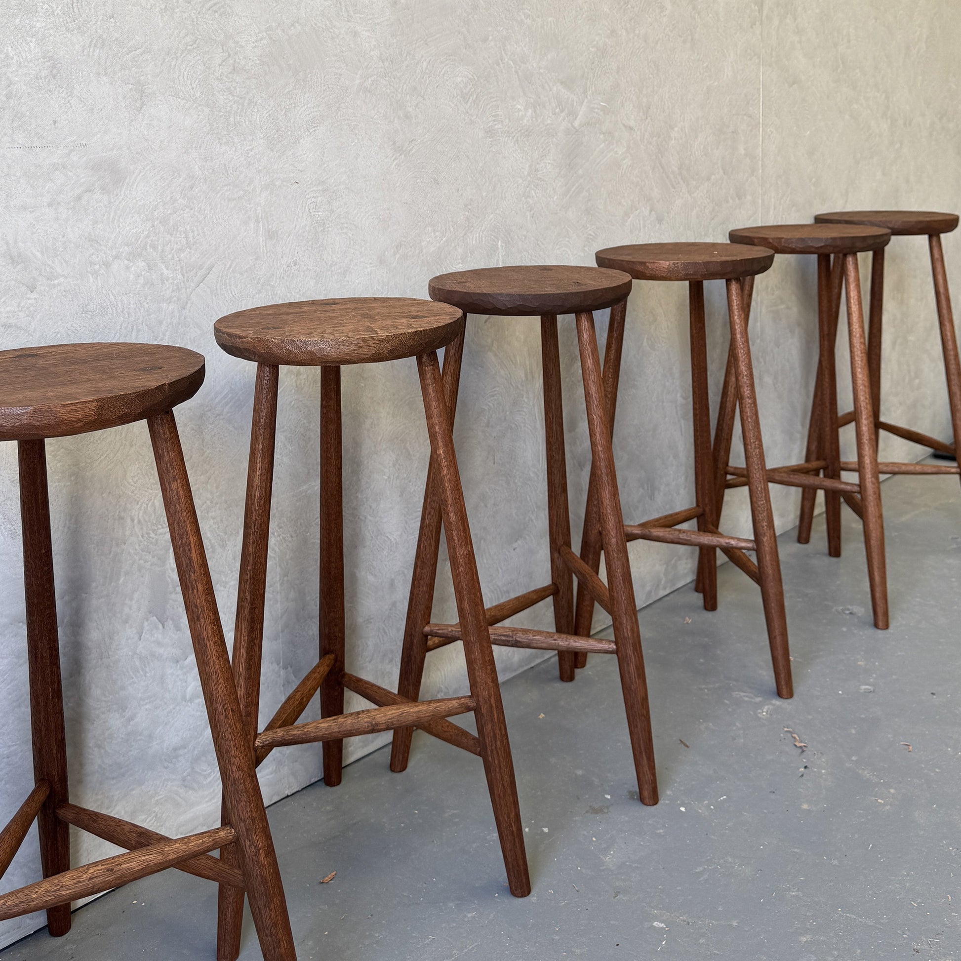 solid timber monday bar stools kitchen seating