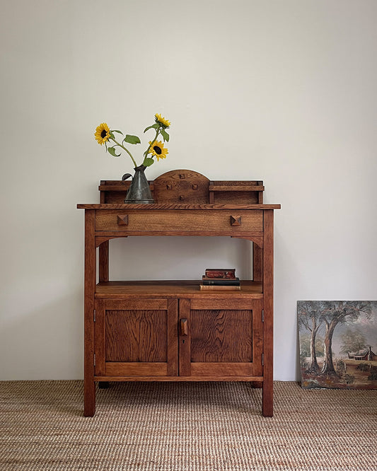 Oak Hall Cabinet Restoration